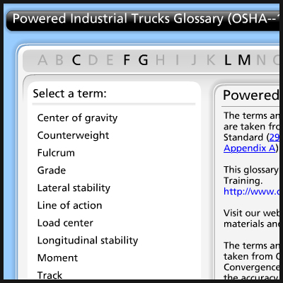 powered-industrial-trucks-glossary