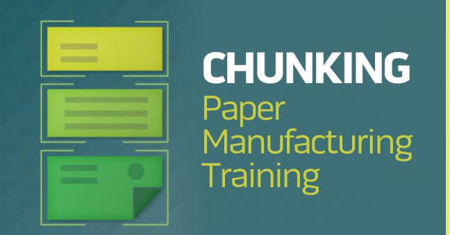 Chunking Paper Manufacturing Training Image