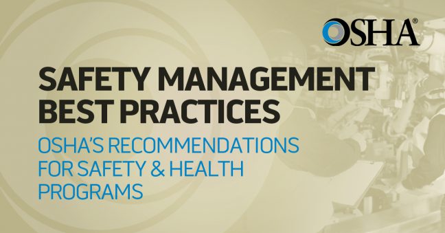 What Is A Safety And Health Management Program