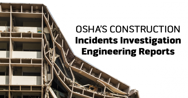 OSHA Construction Engineering Incident Report Image